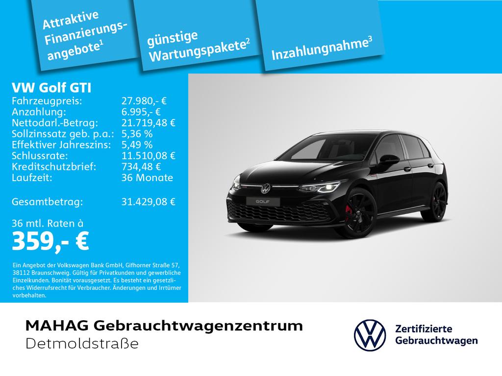 Volkswagen Golf VIII GTI 20 TSI AHK Pano LED Navi ParkPil 2023