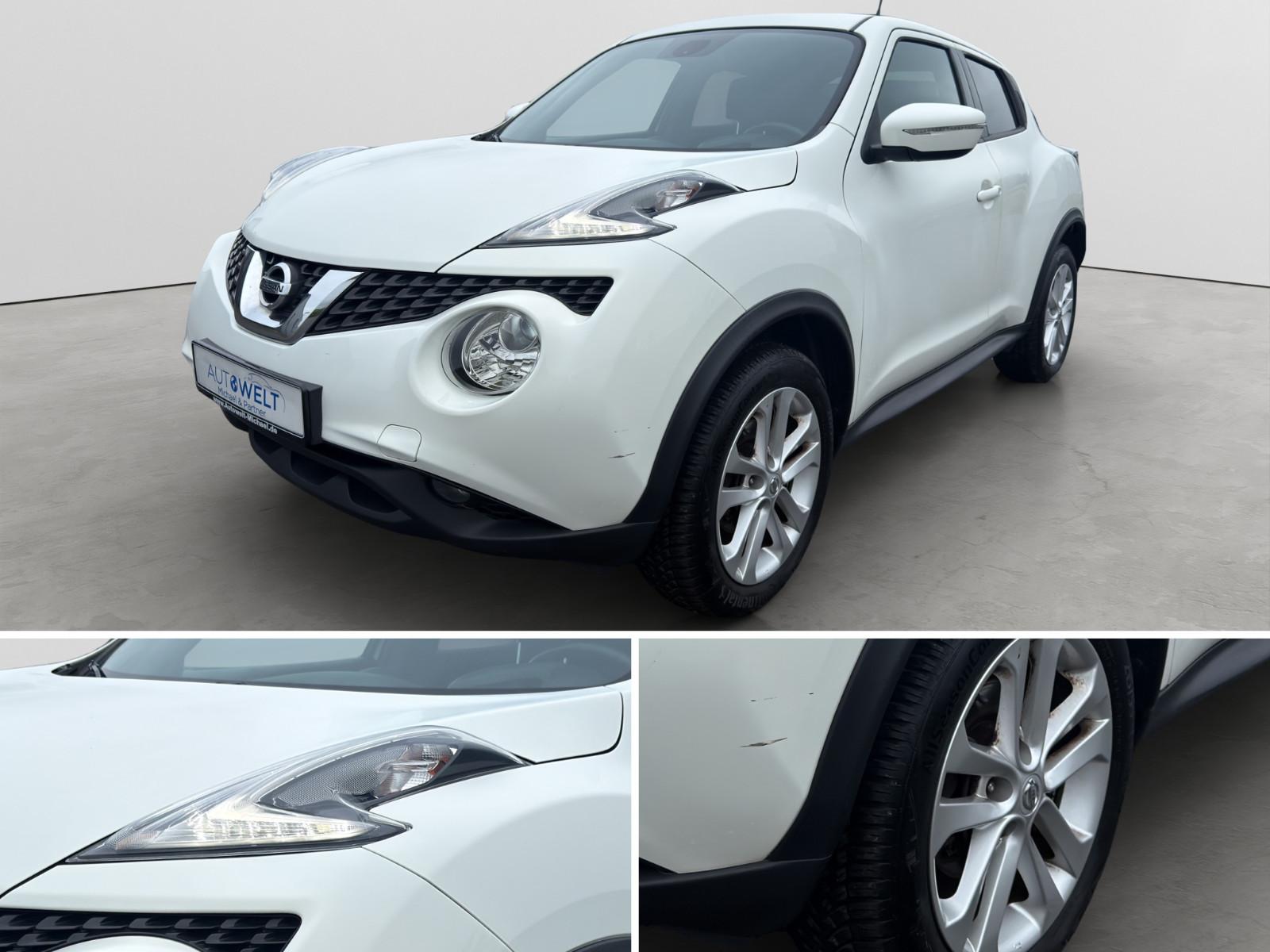 Nissan Juke 1.2 SITZH LED NAV KAM GJR TÜV+Insp. NEU 17'