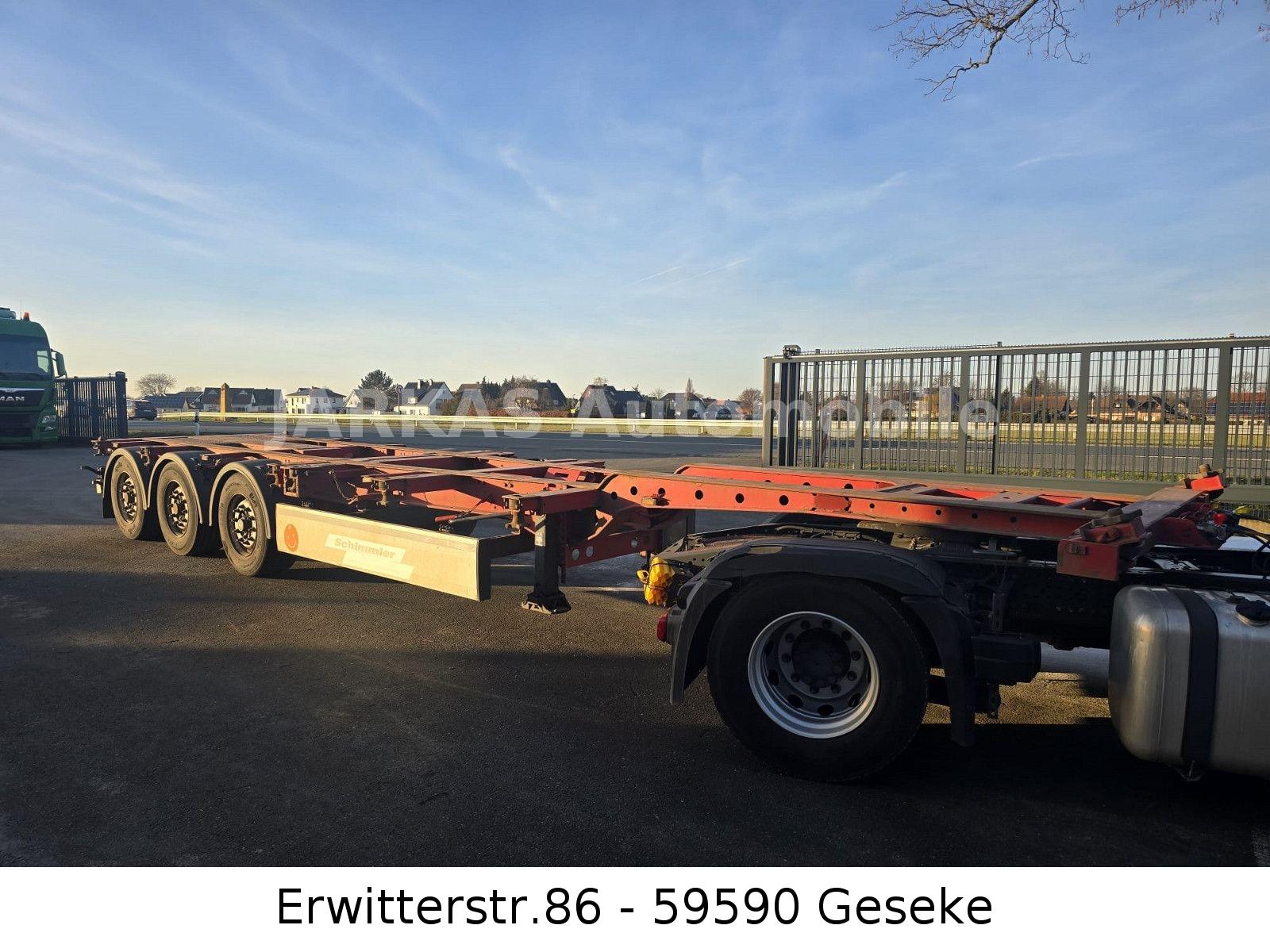 Krone SD, Containeraufbau, BPW Achsen, Scheibenbremse