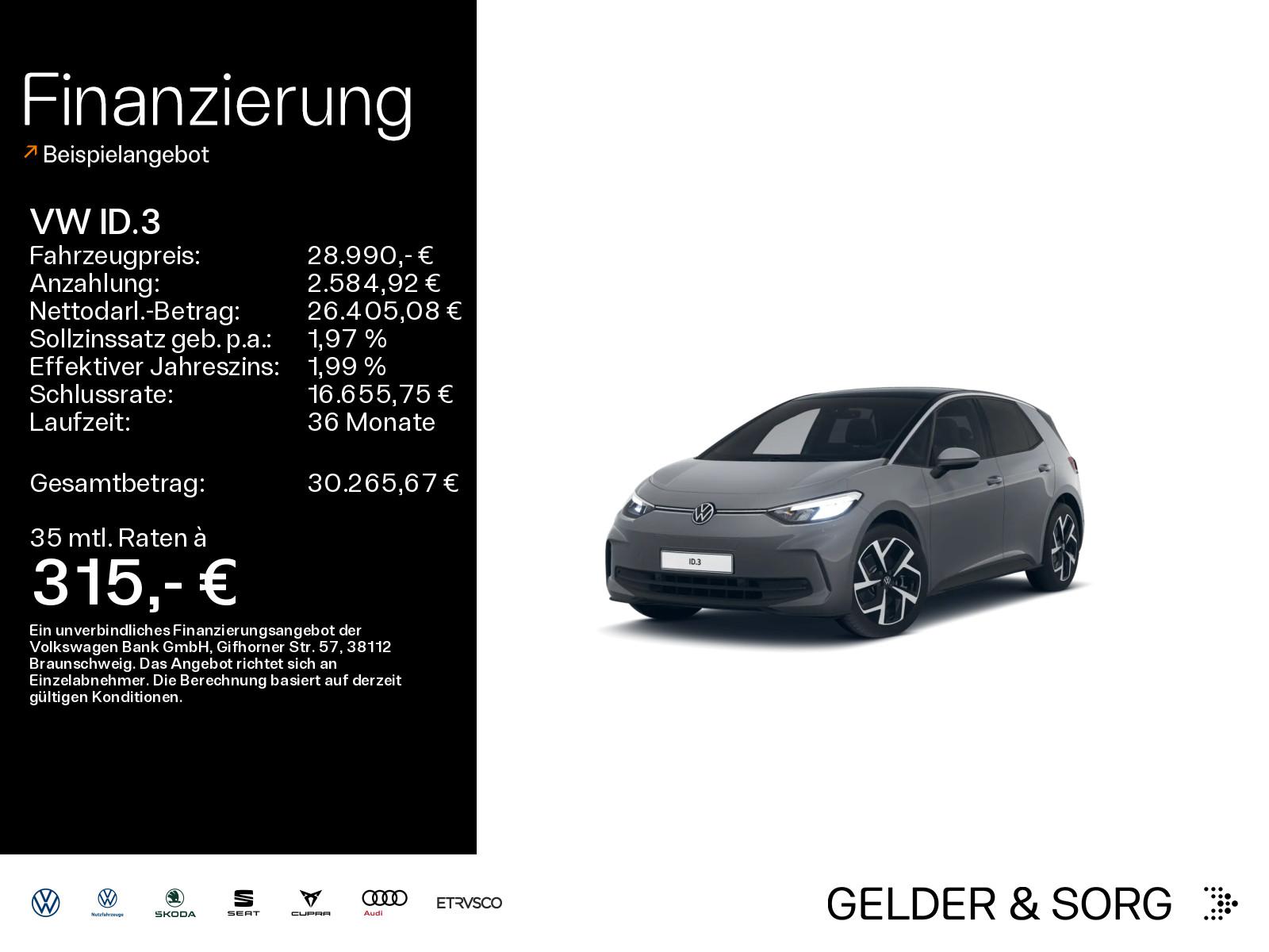 Volkswagen ID.3 Pro Move 524km/WLTP*RFK*DAB+*ACC*Navigation