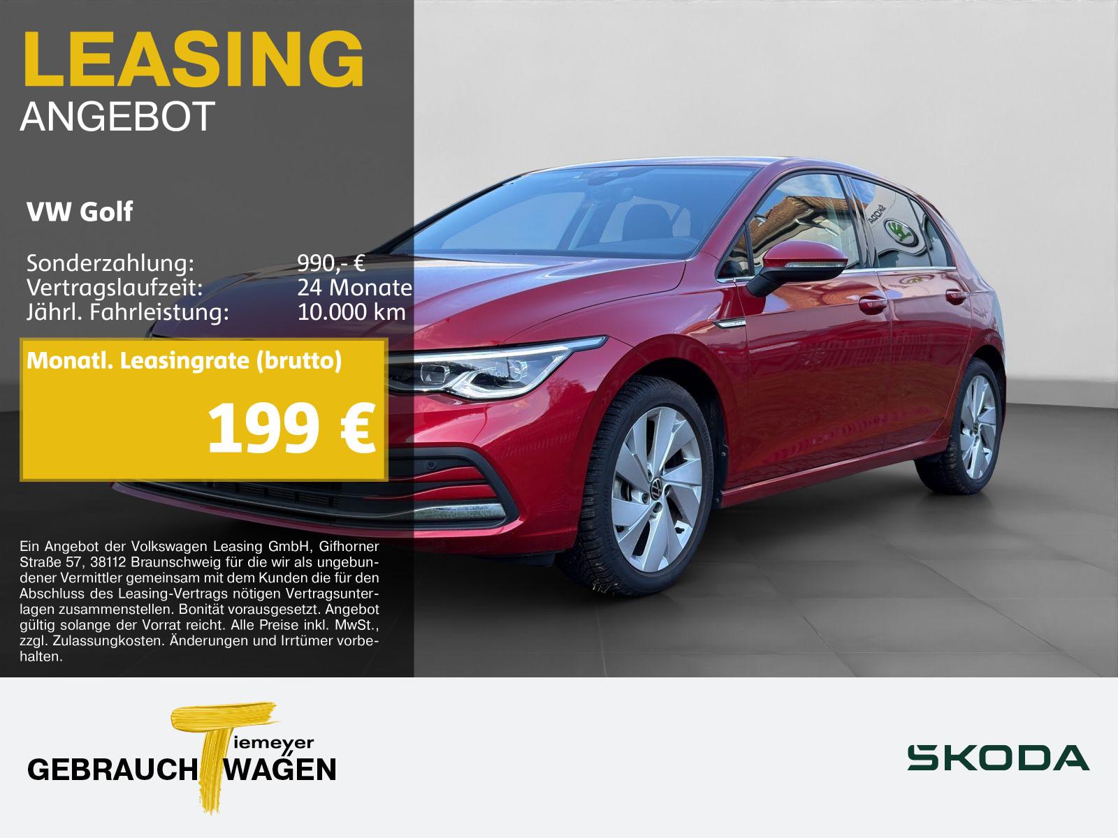 Volkswagen Golf 1.5 TSI STYLE LM17 NAVI KAMERA AHK