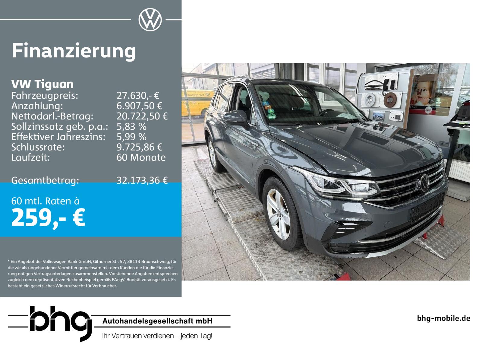 Volkswagen Tiguan Elegance 2,0 TDI  6-Gang