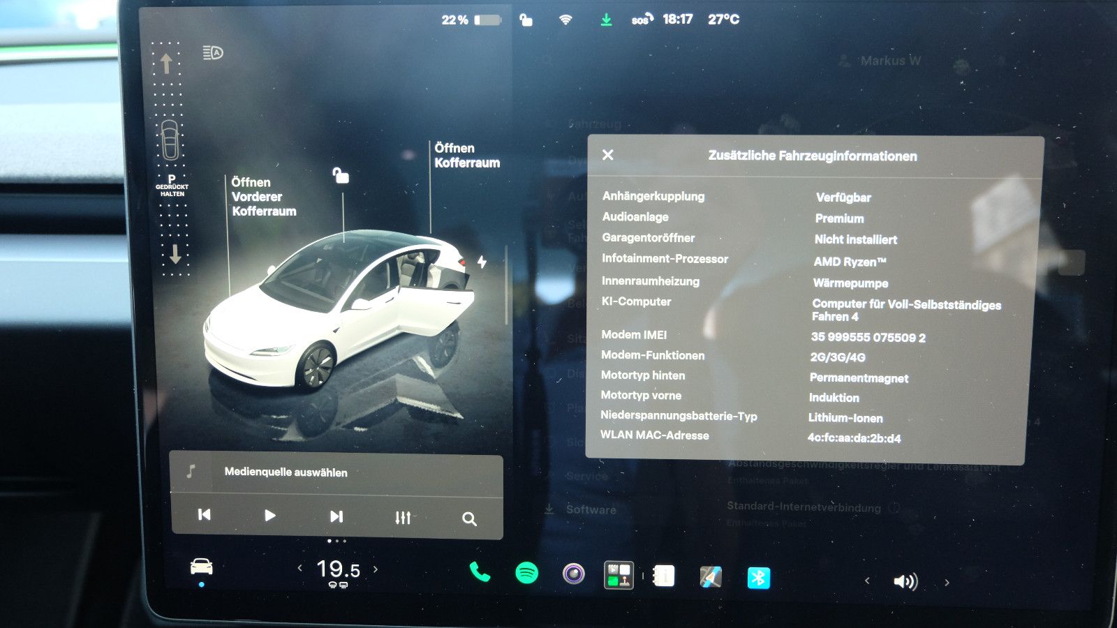 Tesla Model 3 Long Range Dual Motor AWD HIGHLAND AHK foto 12