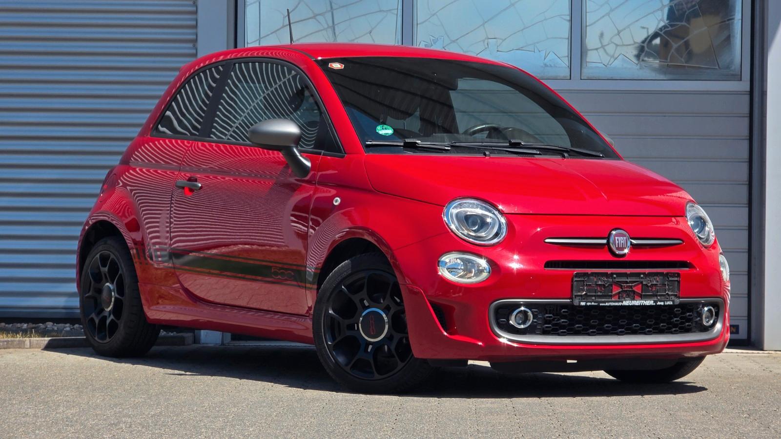 Fiat 500 S ROSSO CORSA Navi Klima MFL PDC