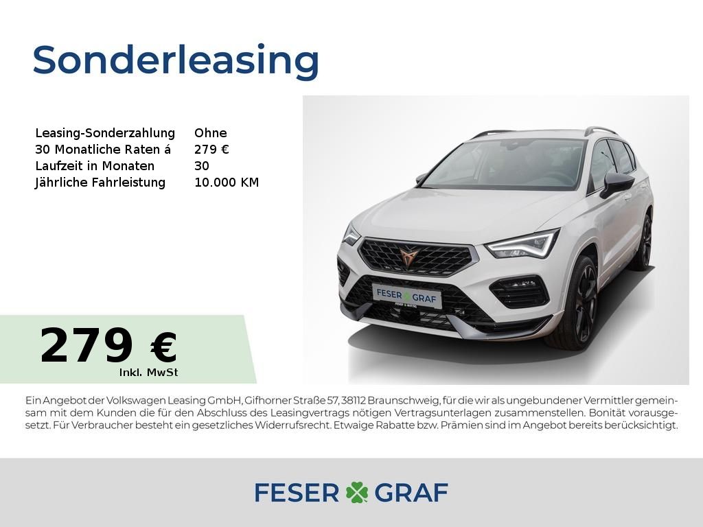Cupra Ateca 1.5 TSI DSG Navi/AHK/ACC/360°/SHZ/Kessy