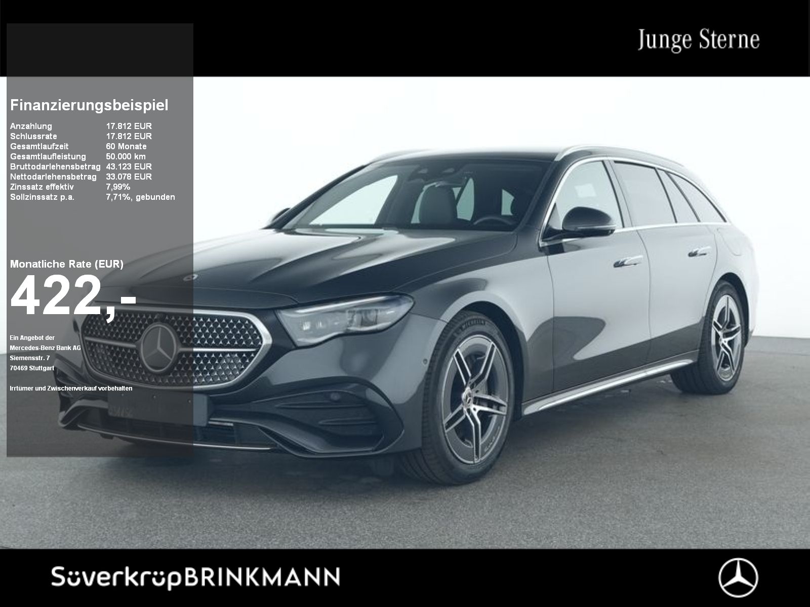 Mercedes-Benz E 300 e T AMG BURM PREMIUM MEMO 360 AHK DISTR