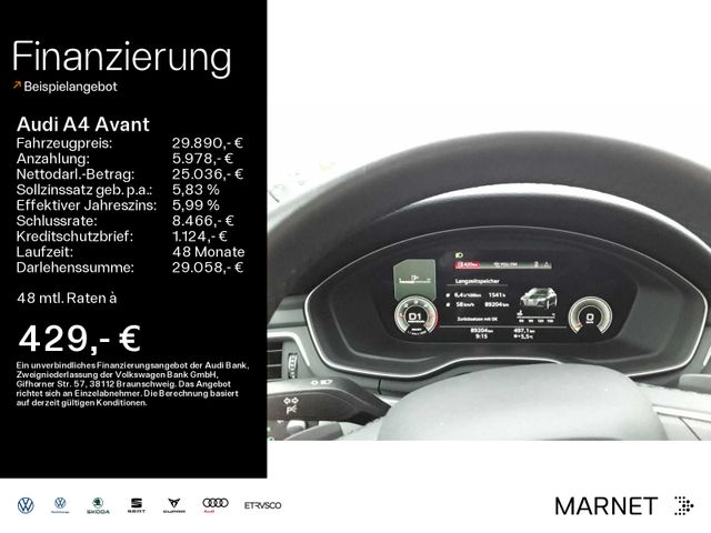 Audi A4 Avant 40 TDI quattro*Navi*Alu*AHK*HUD*PDC*Vir