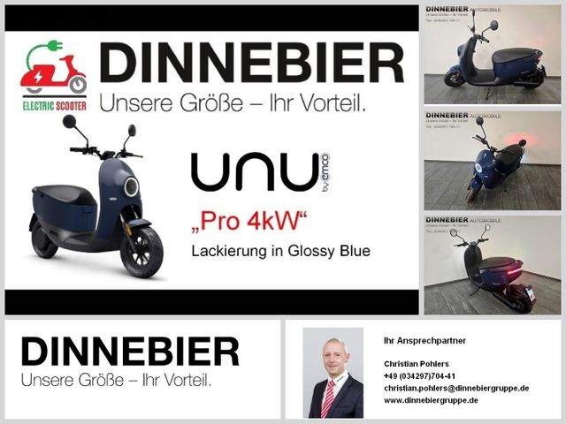 Jiný UNU Pro 4kW E-Roller Automatik *dt. Modell*