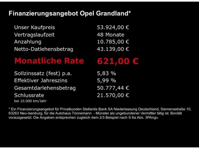 Grandland B ELECTRIC GS 73 kWh+NAVI+HEAD-UP-DISP