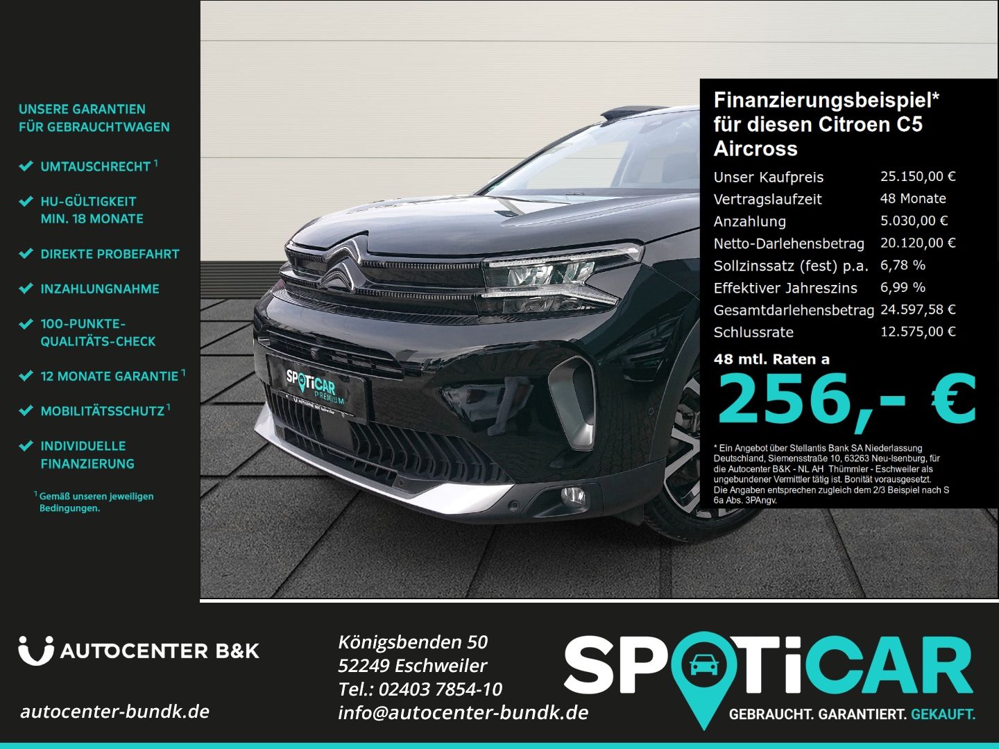 Citroën C5 Aircross Shine Pack Hybrid AHK-abnehmbar Navi