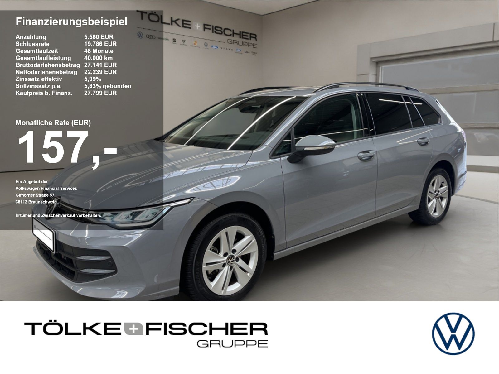 Volkswagen Golf VIII Variant 1.5 eTSI W Life ACC AHK AUT foto 1