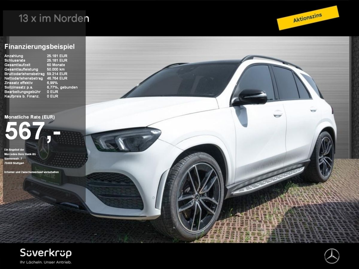 Mercedes-Benz GLE 450 4M , BURM AMG NIGHT DISTR SPUR PANO 360