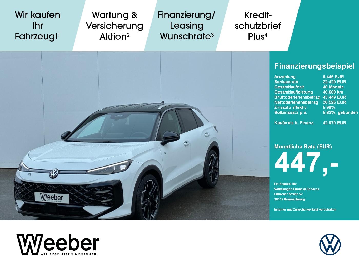 Volkswagen T-Roc 1.5 l eTSI DSG R-Line HeadUp AHK Navi