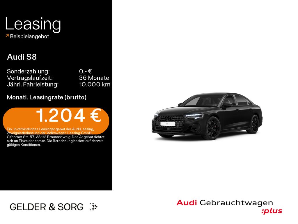 Audi S8 quattro Sitzbel.*B&O*Nacht*Pano*Massage*HuD
