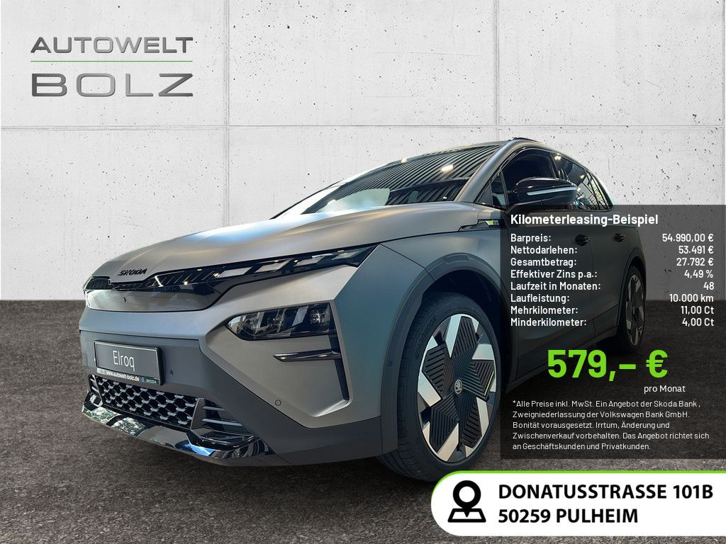 Skoda Elroq RS KAMERA ACC HUD NAVI MATRIX-LED AHK 360°