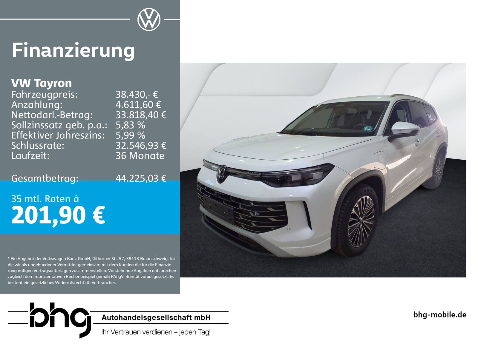 Volkswagen Tayron 1.5 TSI eHybrid DSG Elegance