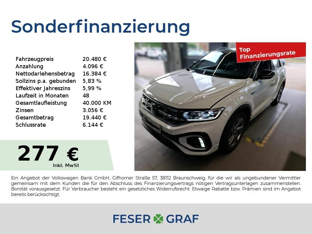 Volkswagen T-Roc R-Line 1.0 TSI RFK Navi LED ACC Virtual