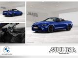 BMW M4 Competition Cabrio 19"/20" FACELIFT DA Prof.  - mit Benzin-Antrieb: Blau, Vollleder, mit Apple Carplay, Cabrio