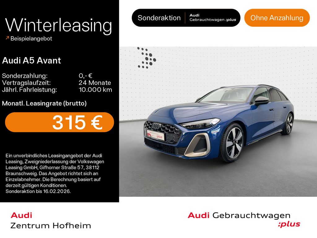 A5 Avant 35 TFSI S line edition one S tro*Matrix