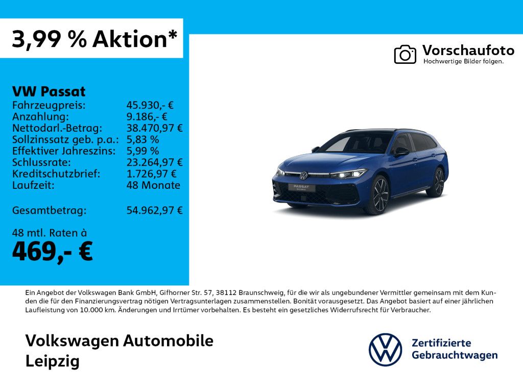 Volkswagen Passat "Signature" 1.5 eHybrid DSG *Leder*AHK*