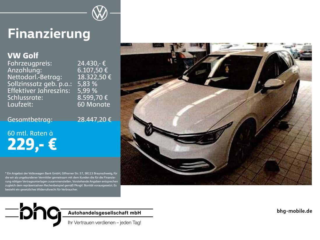 Volkswagen Golf Life 1,0 l eTSI OPF DSG