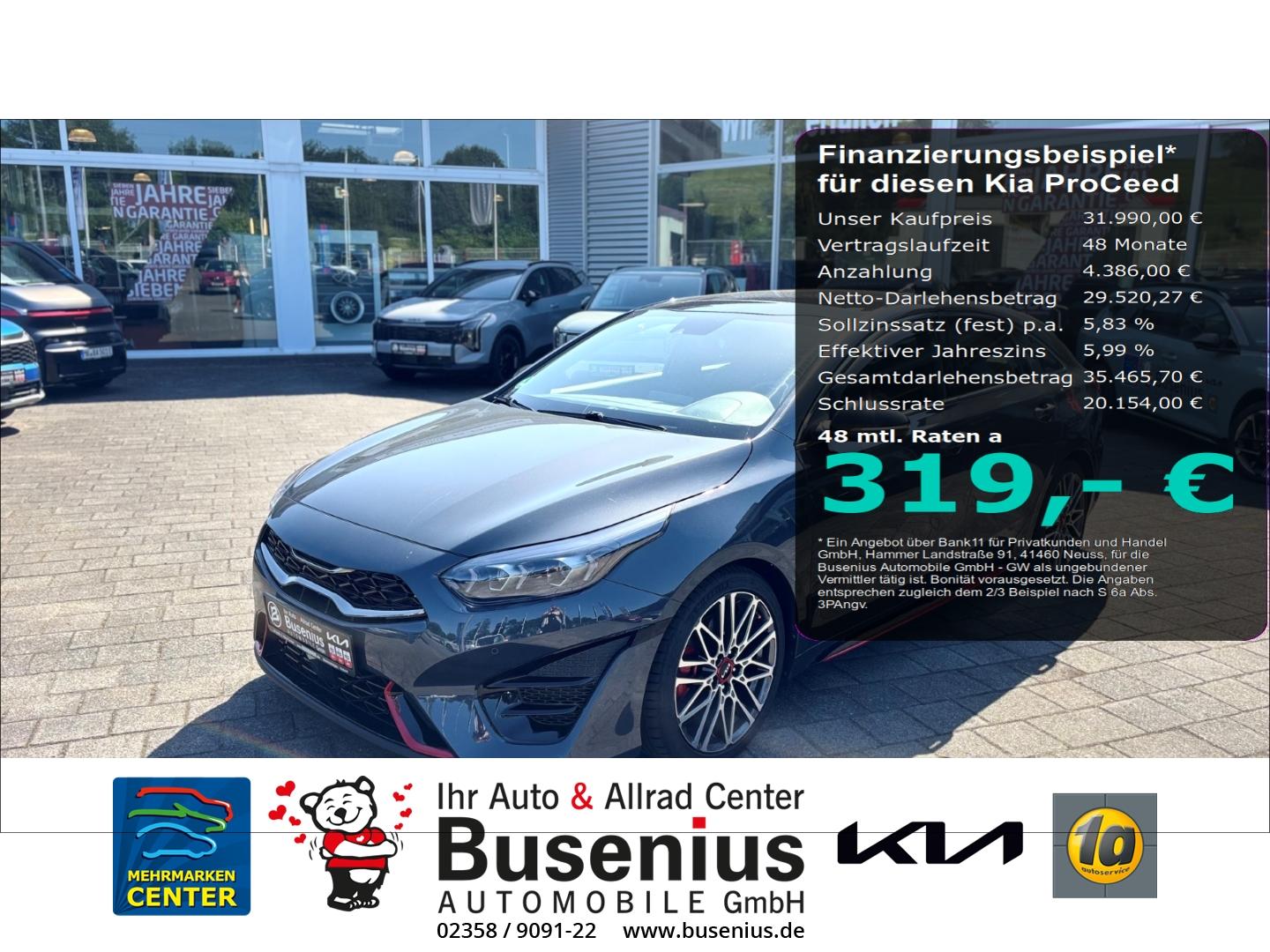 Kia ProCeed 1.6T DCT GT+Pano+Kom+Navi+ACC