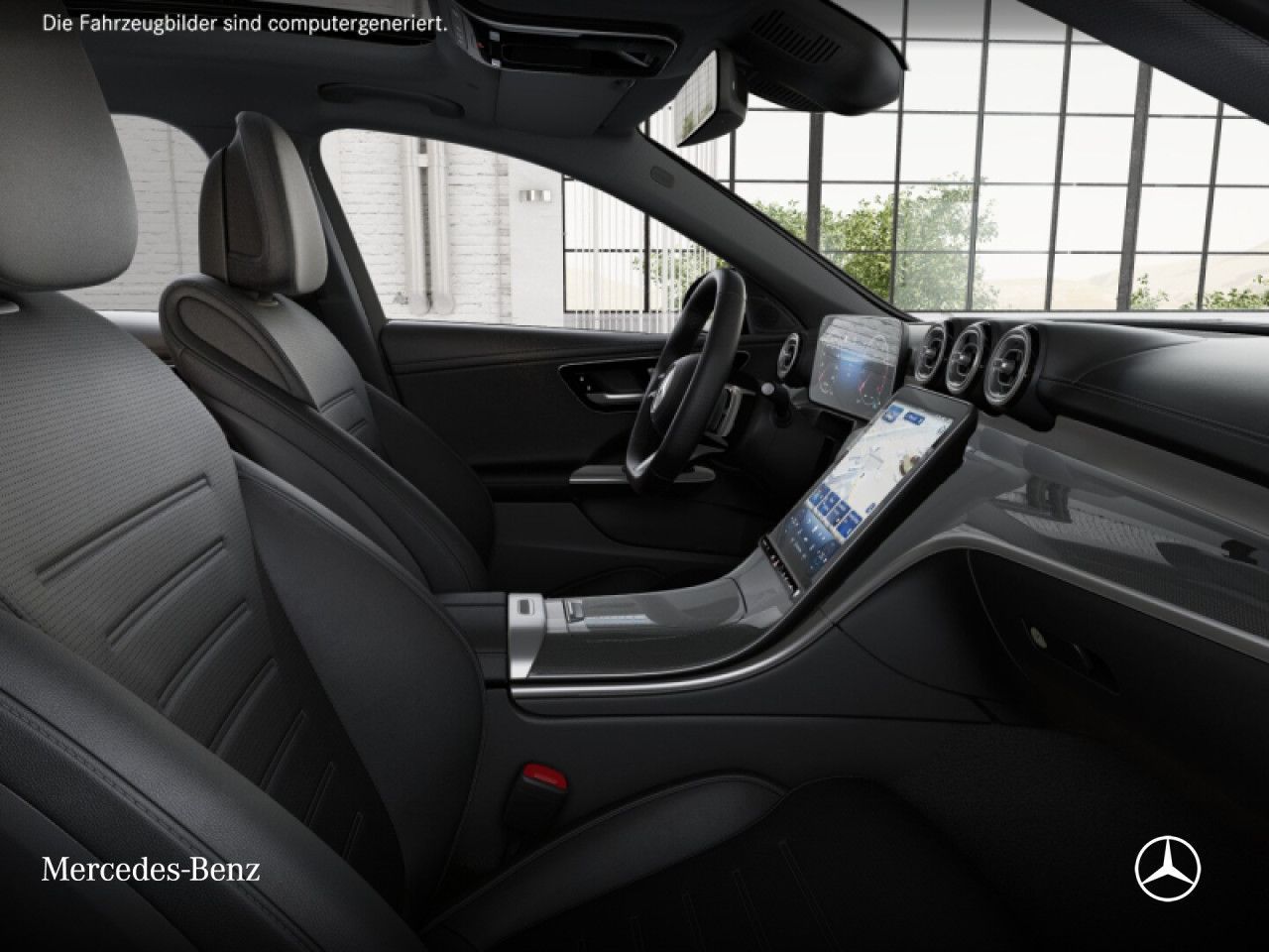 Mercedes-Benz C 200 AMG NIGHT PANO 360 19 TOTW KEYLESS 9G foto 11