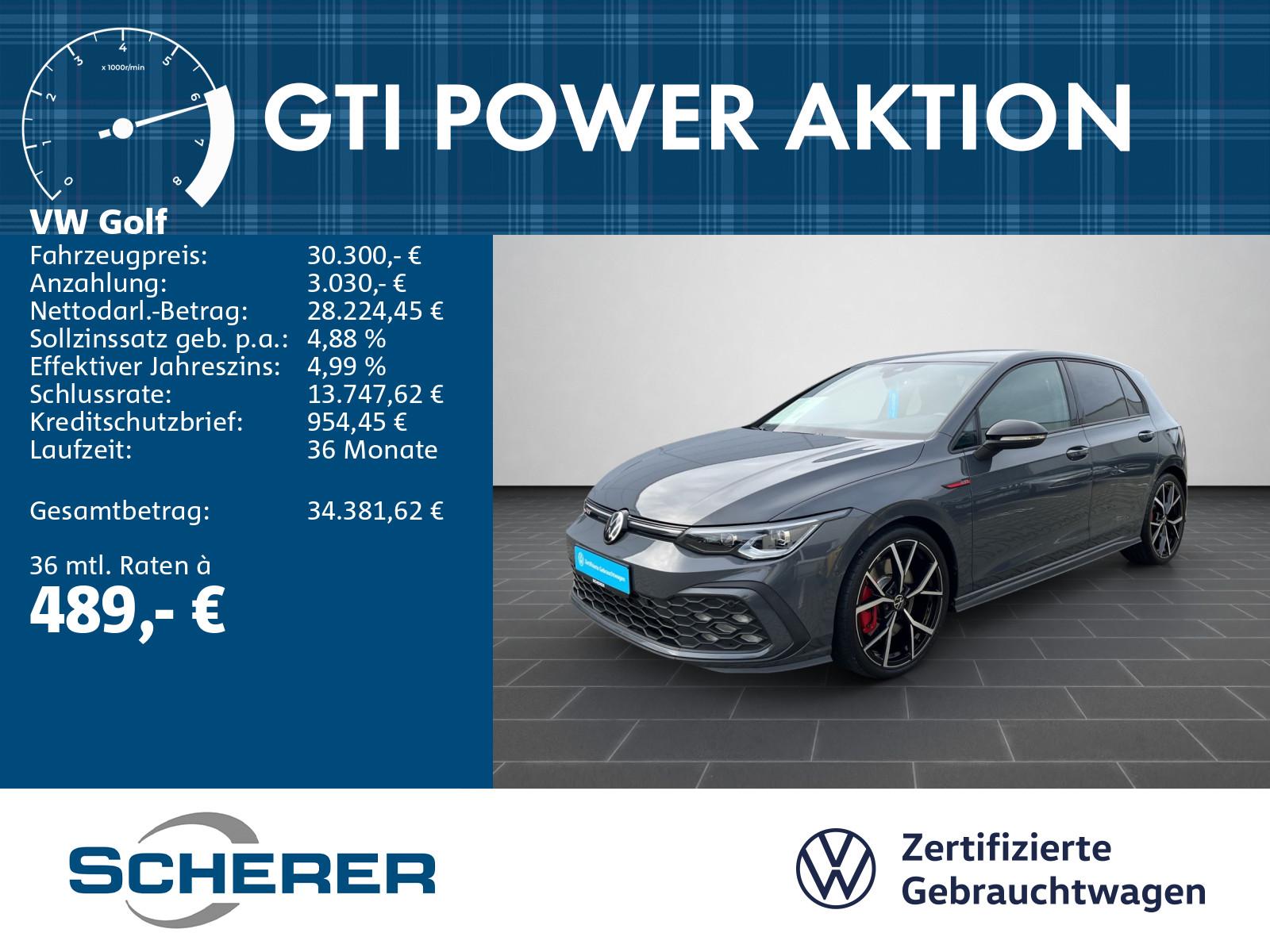 Volkswagen Golf VIII 2.0 TSI GTI DSG RFK/NAVI/LED/Side Assi