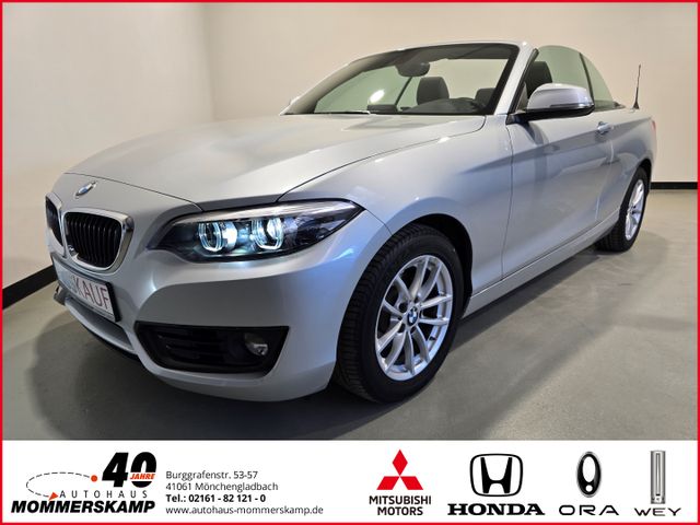 BMW 218 i Advantage Cabrio Automatik+Navi+LenkradHZG