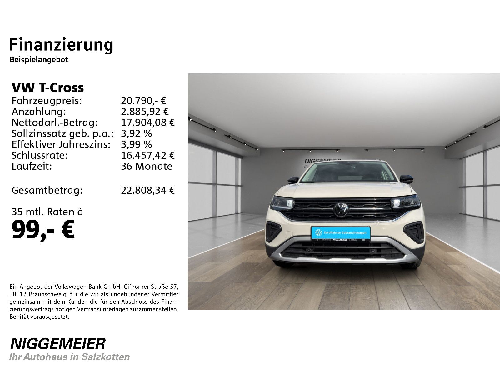 Volkswagen T-Cross 1.0TSI GOAL NAVI AHK ACC foto 2