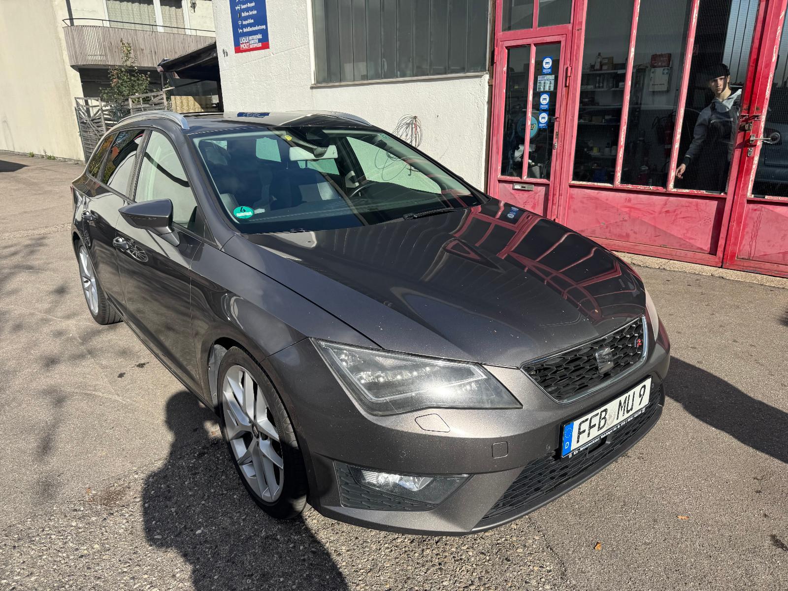 Seat Leon 2014 — вигляд ззаду