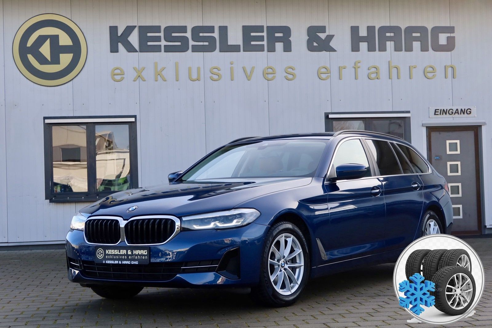 BMW 520d T Aut | HUD | Standhzg | Leder beige | 1.Hd