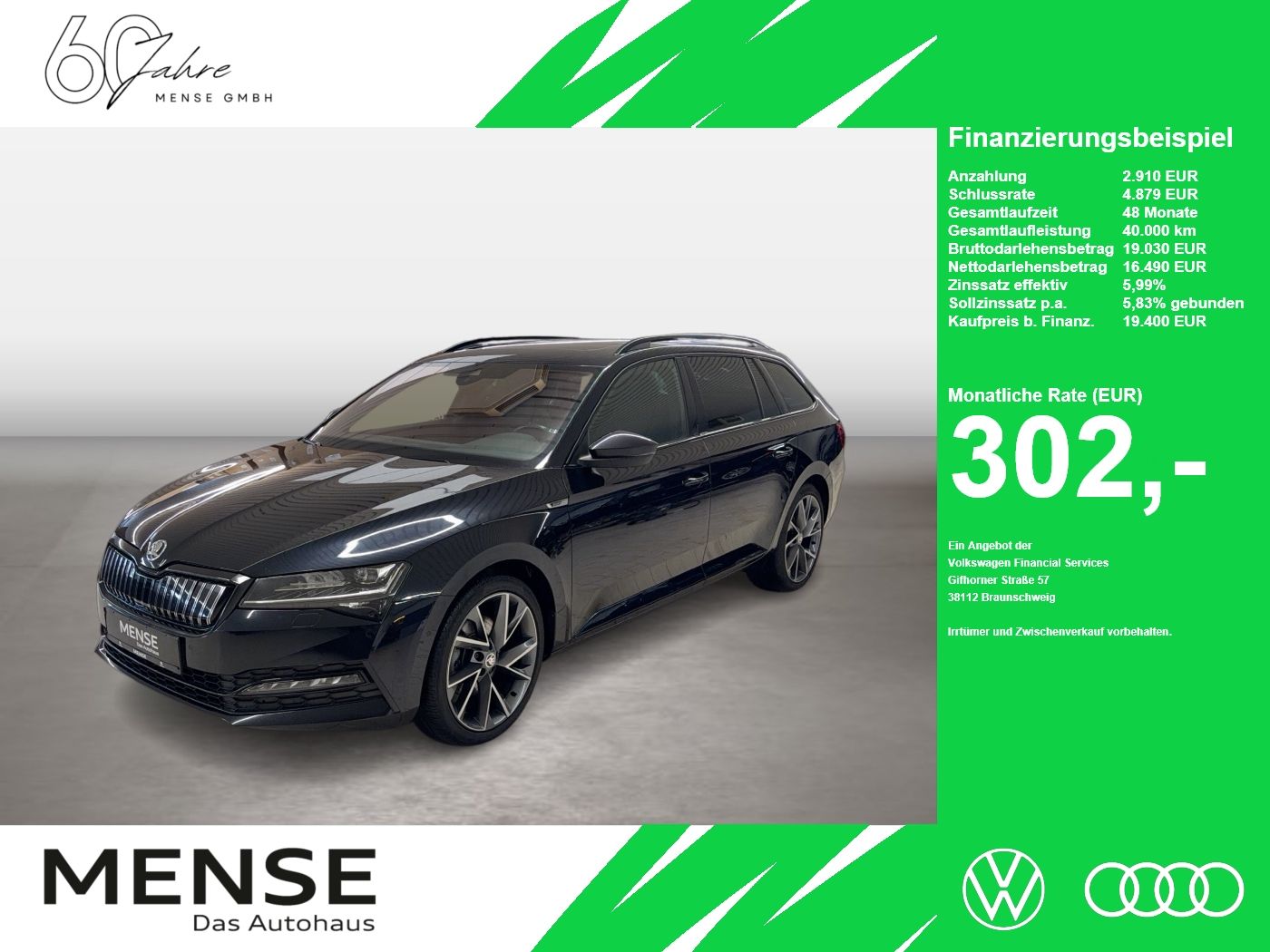 Skoda Superb Combi Sportline 1.4l TSI iV 160kW 6-Gang-