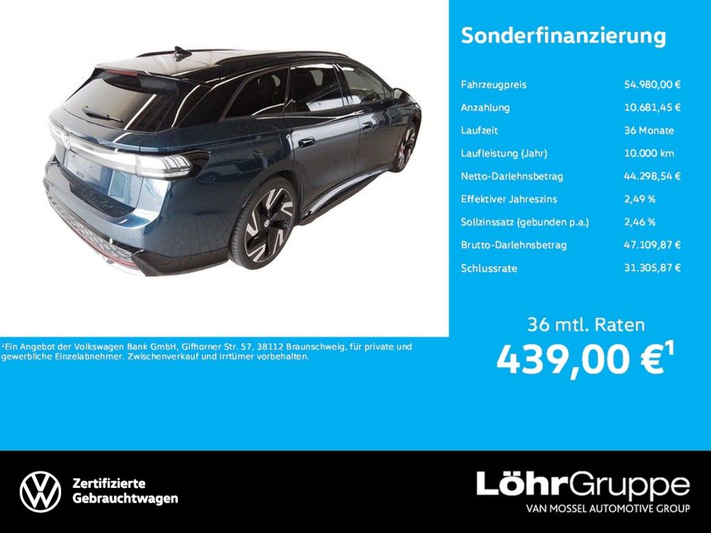 Volkswagen ID.7 GTX Tourer 4Motion AHK Smart Glas Dach foto 1