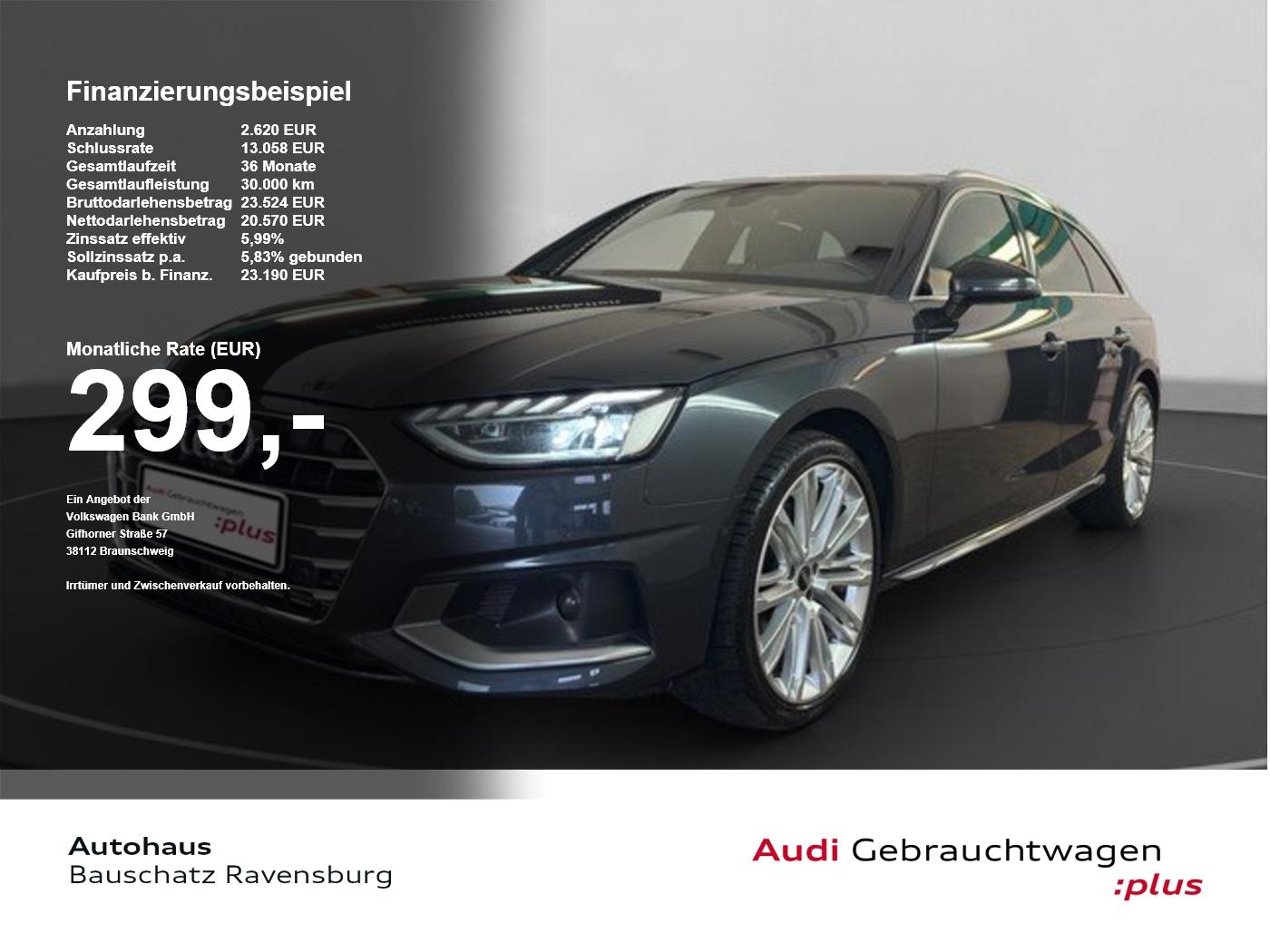 Audi A4 Avant 40 TFSI advanced *AHK*HEAD-UP*B&O*360°*