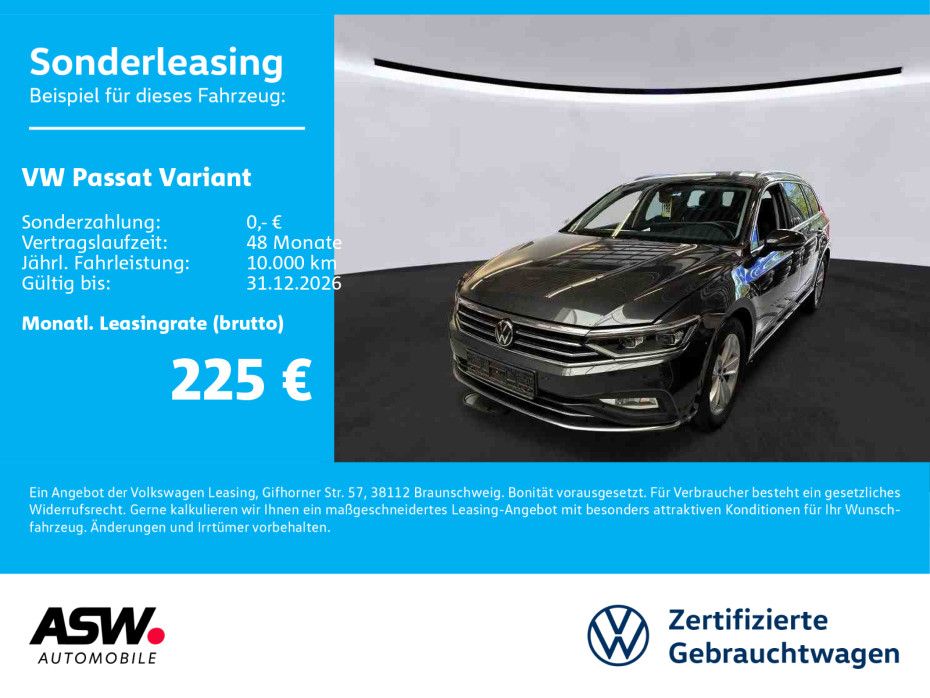 Volkswagen Passat Variant Elegance 2.0TDI LEDER AHK RFK SHZ