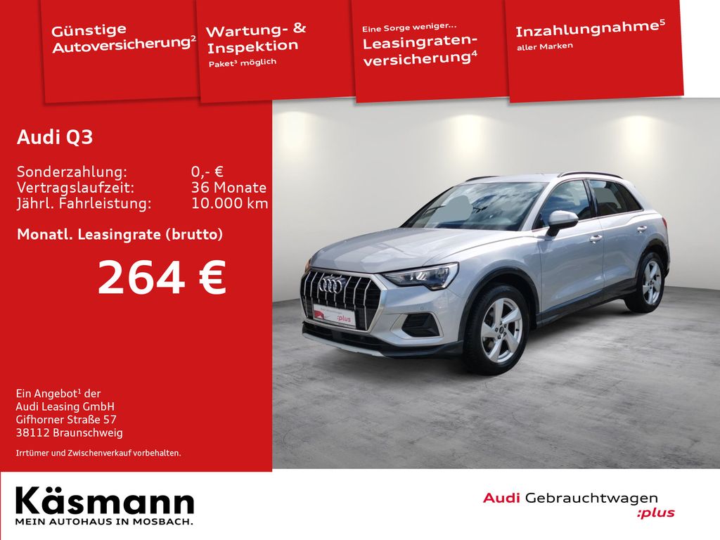 Audi Q3 advanced 35TDI ACC NAV KAM VIRT SMARTP