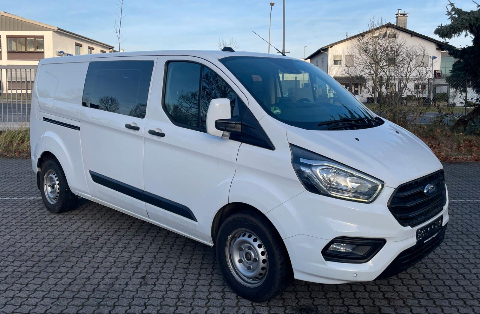 Ford Transit Custom Doka 340 L2 6 Sitze Klima SORTIMO