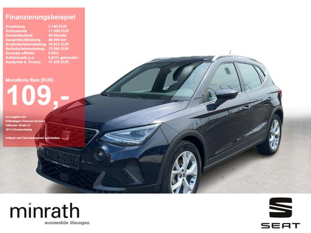 SEAT Arona 1.0 TSI FR APP+DAB+VIRT+ACC+LED+NAVI+PDC