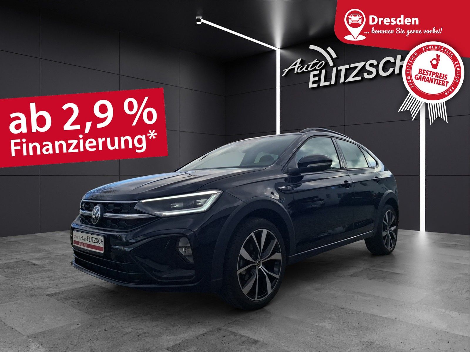 Fahrzeugabbildung Volkswagen Taigo R-Line DSG Matrix AHK Navi AID ACC RFK SH