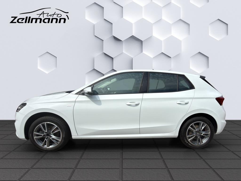 Skoda Fabia 2022 г. Белый, пробег 49634 км