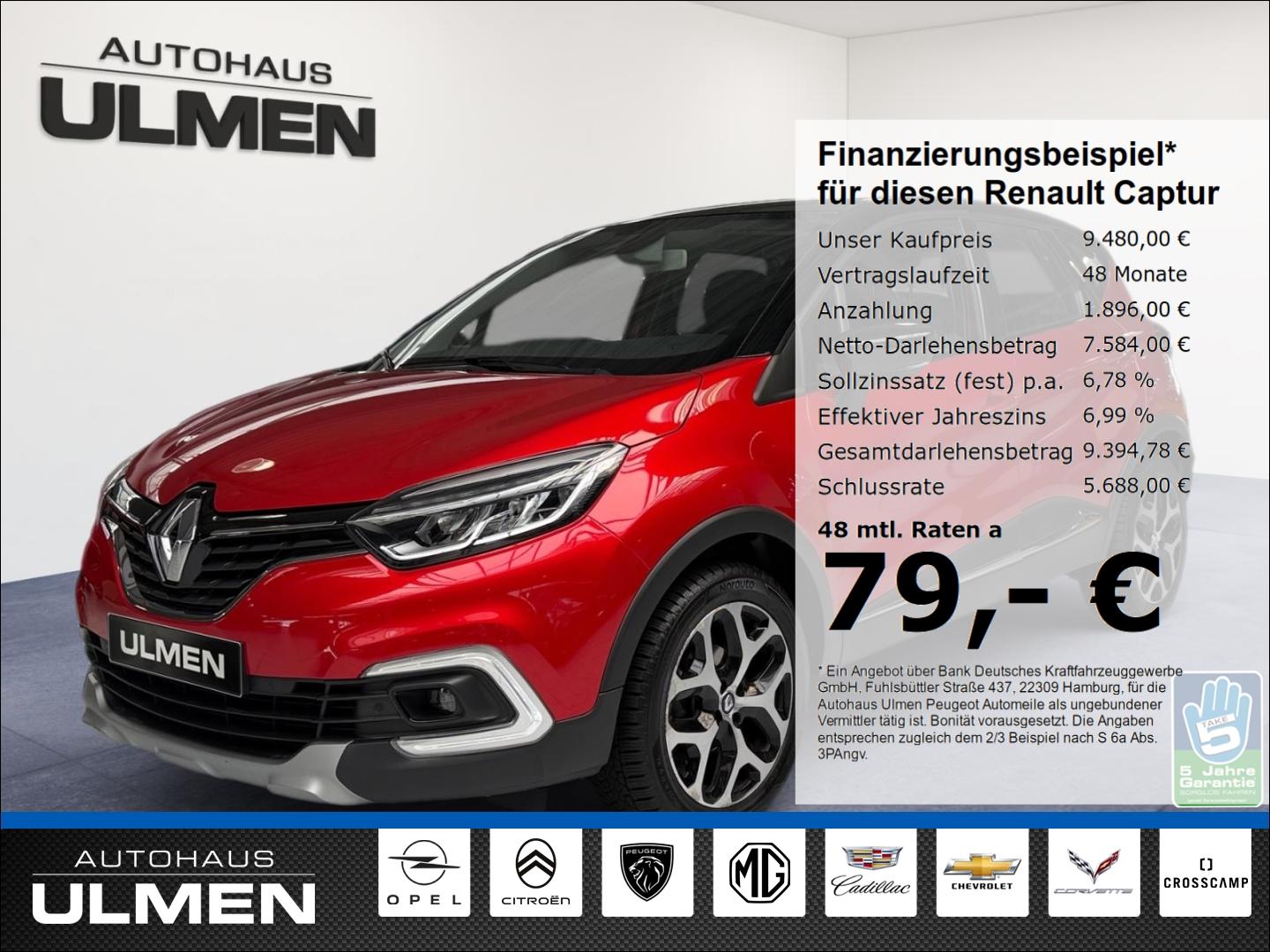 Renault Captur Intens 90 Rückfahrkamera SHZ Navi