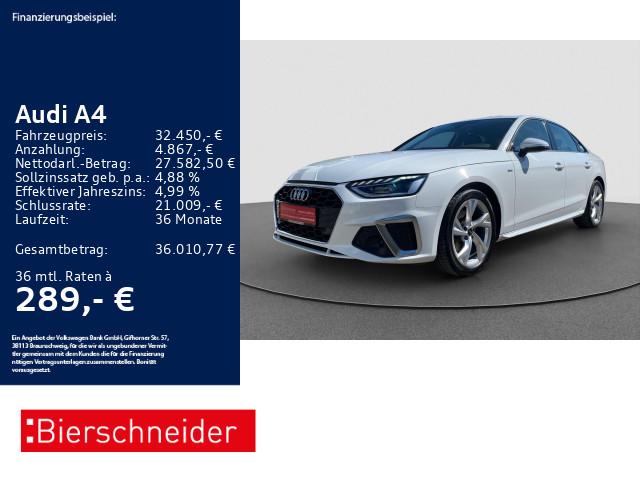 Audi A4 Lim 35 TFSI S-Line AHK LED CAM ACC NAVI 18