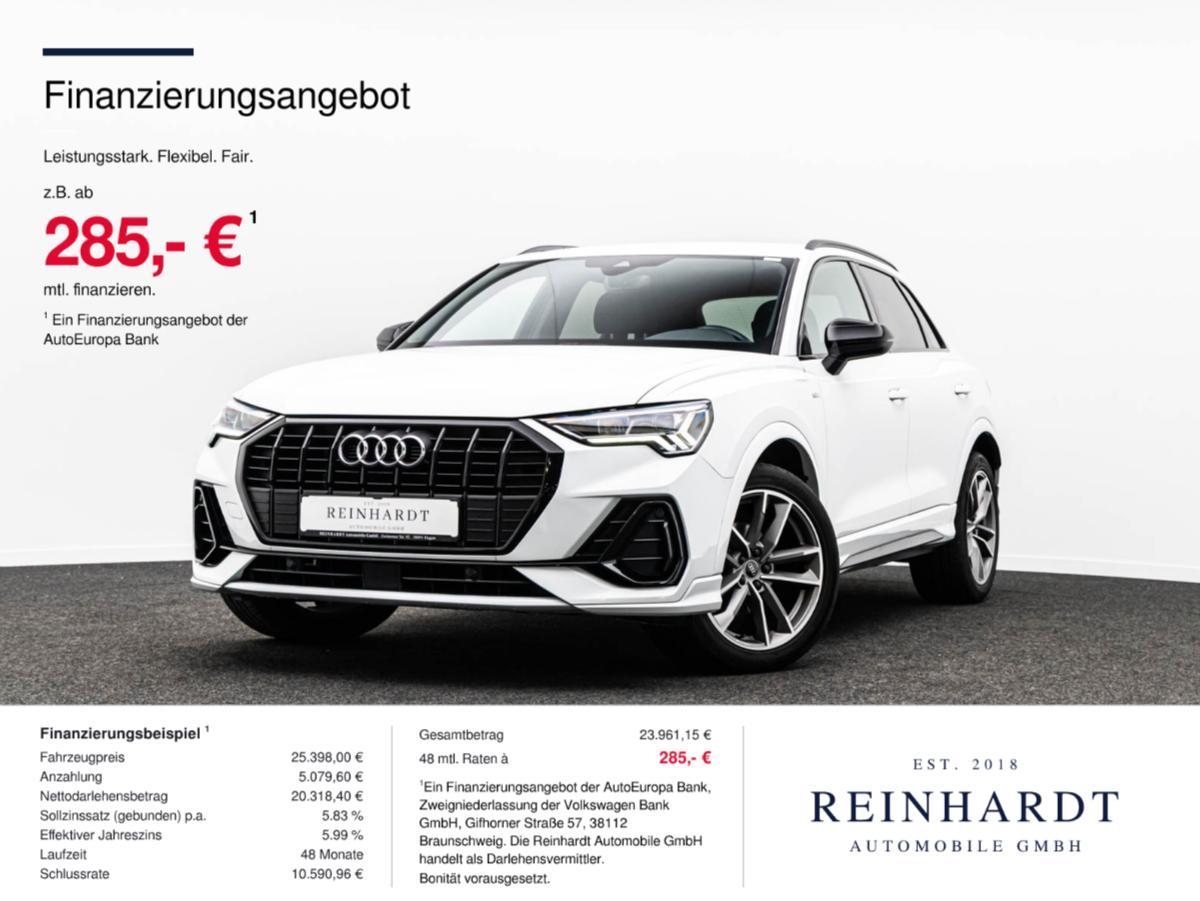 Audi Q3 35TFSi S LINE BLACK 19Z./LED/TEMPO./KAM./DSP