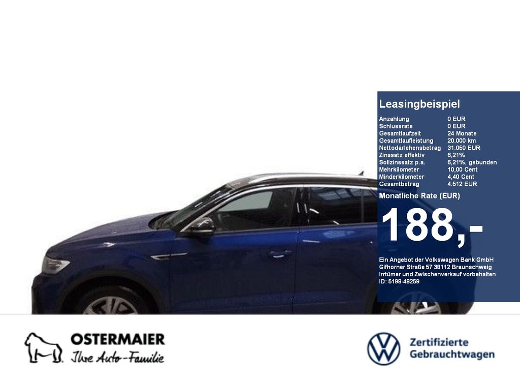 Volkswagen T-Roc R-LINE 1.5TSI 150PS NP.49T STDHZG.PANO.KAM
