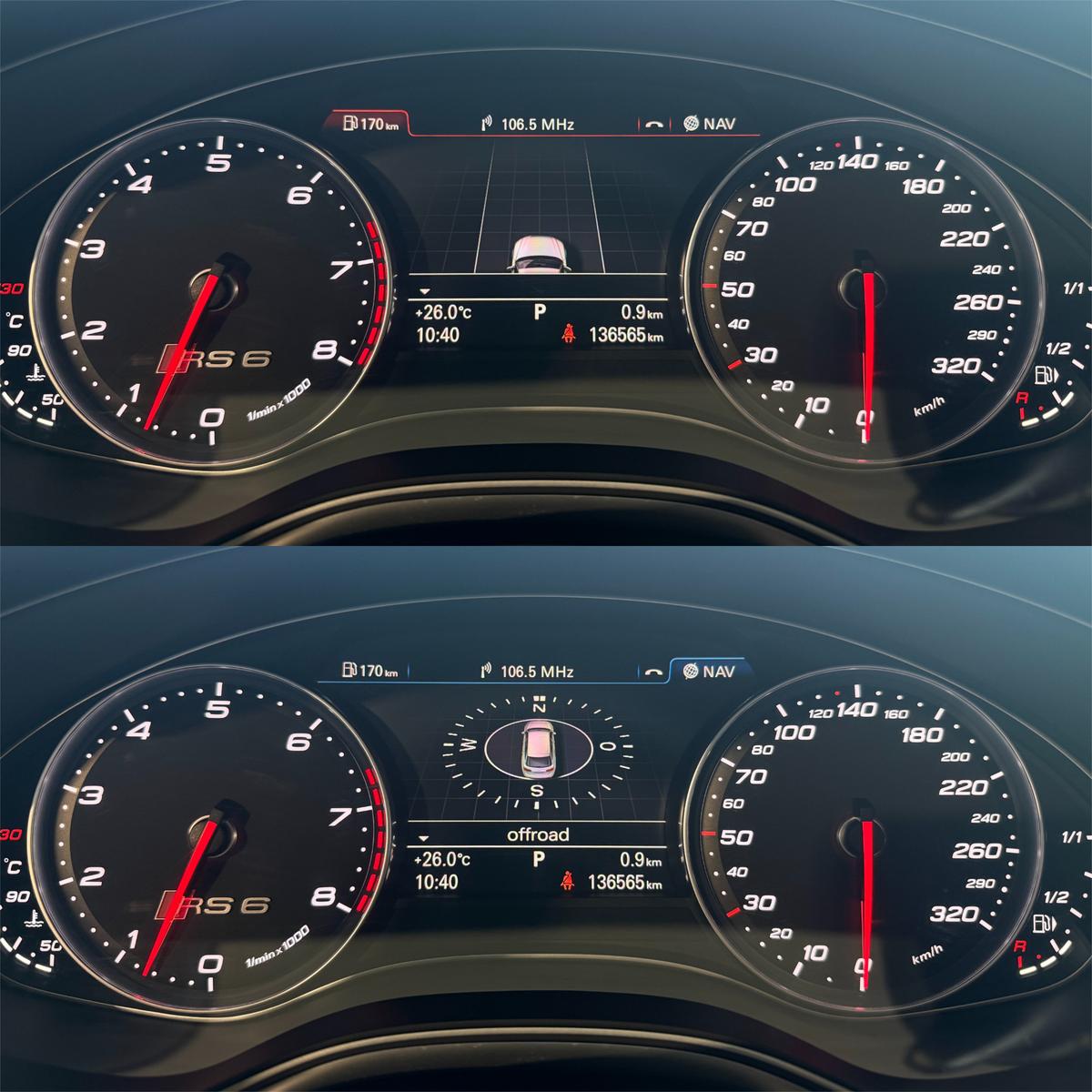 AUDI RS6 AVANT 4.0 TFSI QUATTRO 560ch - ABT - PACK DYNAMIK - CUIR - 360° - HUD