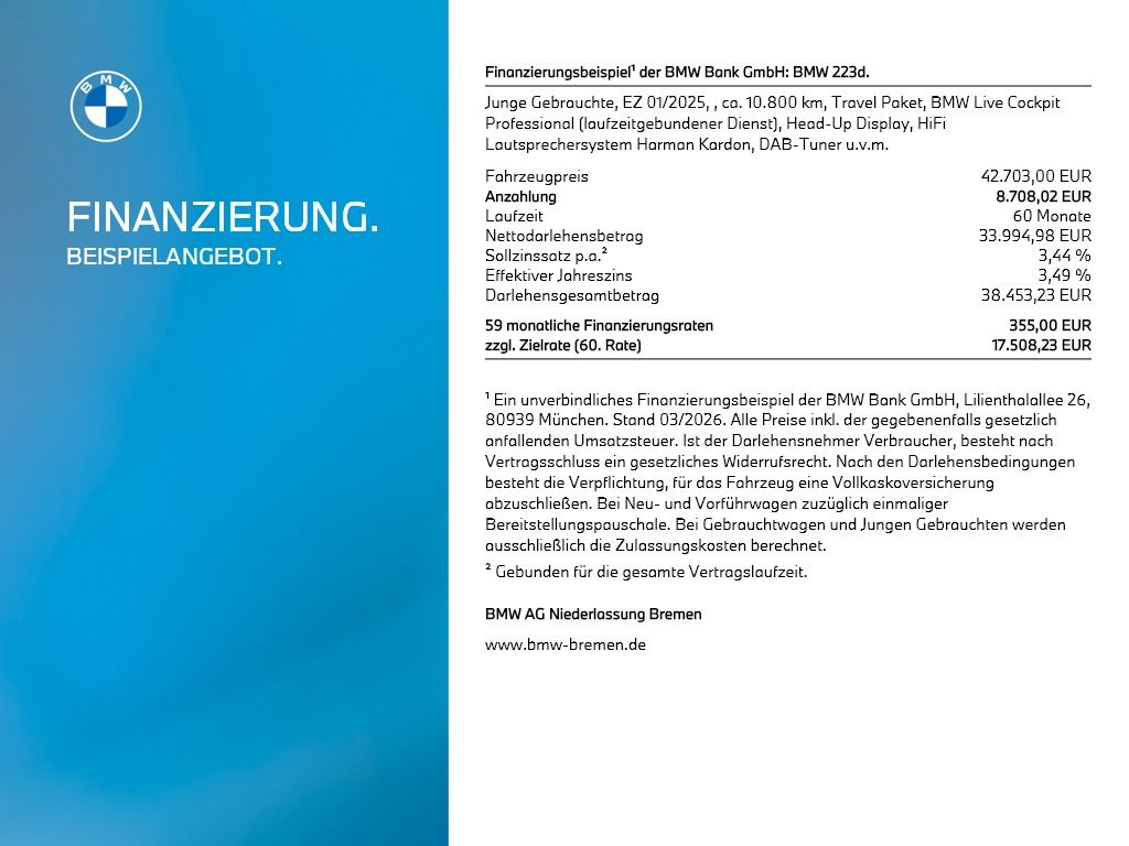 BMW 223 Active Tourer - Bild 8