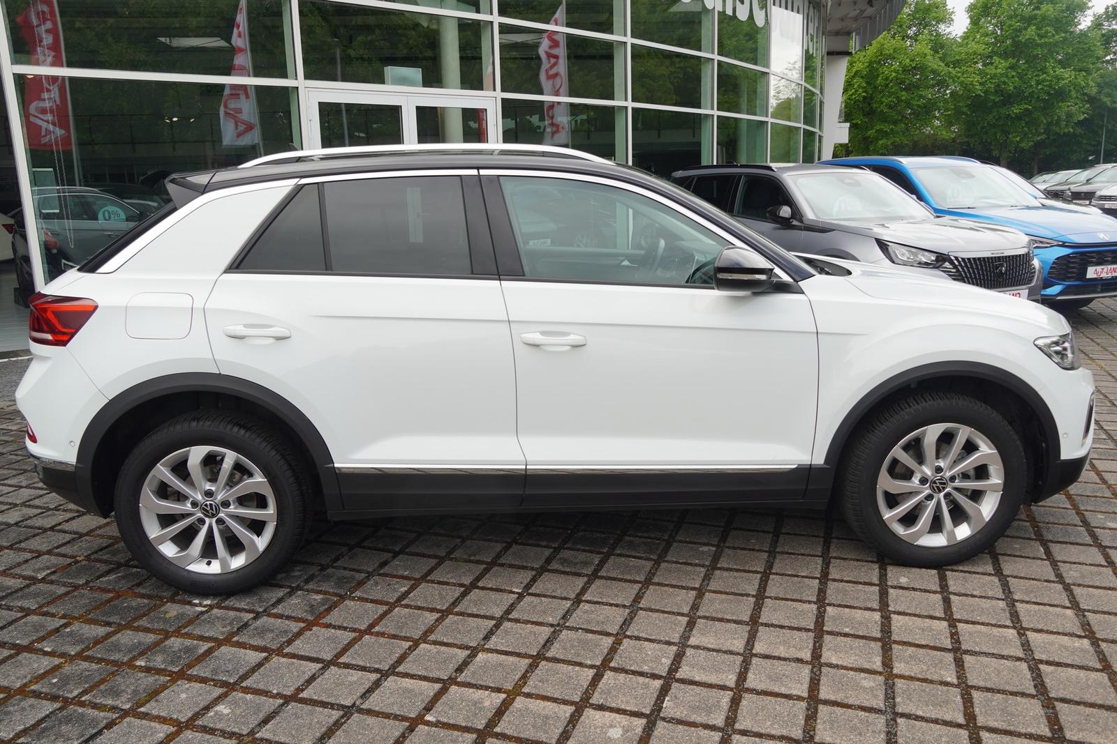 Volkswagen T-Roc 1.0 TSI Style IQ-Light Navi Teilleder ACC, миниатюра 5