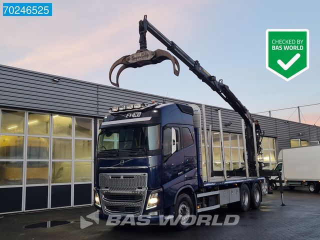 Volvo FH16 550 6X4 Holztransport Wood Crane Loglift 16