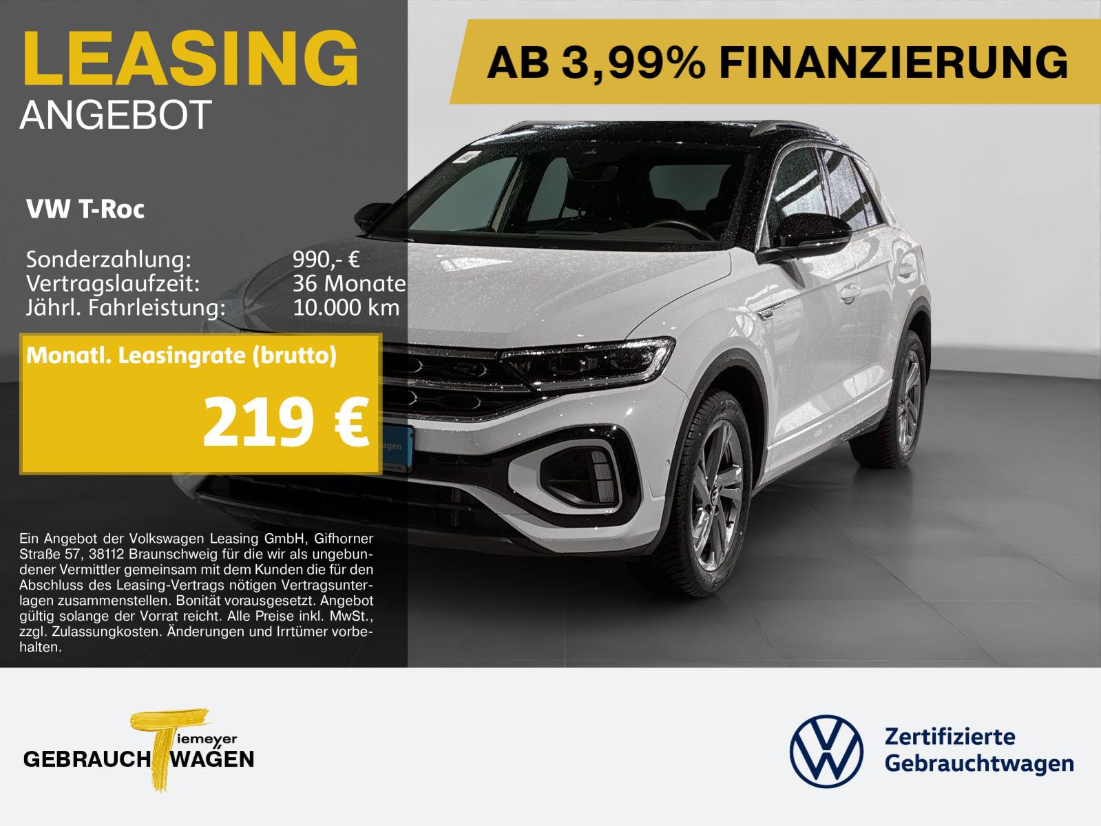 Volkswagen T-Roc 1.0 TSI R-LINE PARKLENK KAMERA NAVI LED+